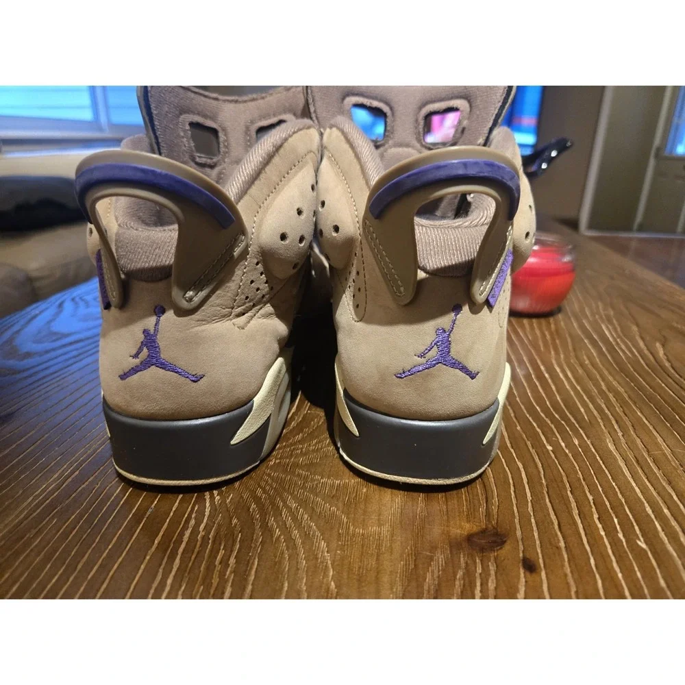 Air Jordan 6 Gore-Tex Brown Kelp FD1643-300 GS 6Y 7.5W Waterproof